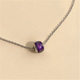 Trendy Temperature Change Color Mood Necklace Water-Drop Jewelry Smart Discolor Pendant Best Gift For Friends Free Shipping