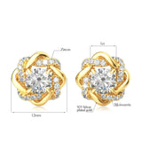 Certified 2 Carat Moissanite Earrings Stud For Women Wedding Engagement 100% 925 Sterling Siver Trending Jewelry Perfect Gift